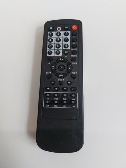 Signalex Universal Remote Control 10 in 1 Black Compatible with SKY & Most Brand