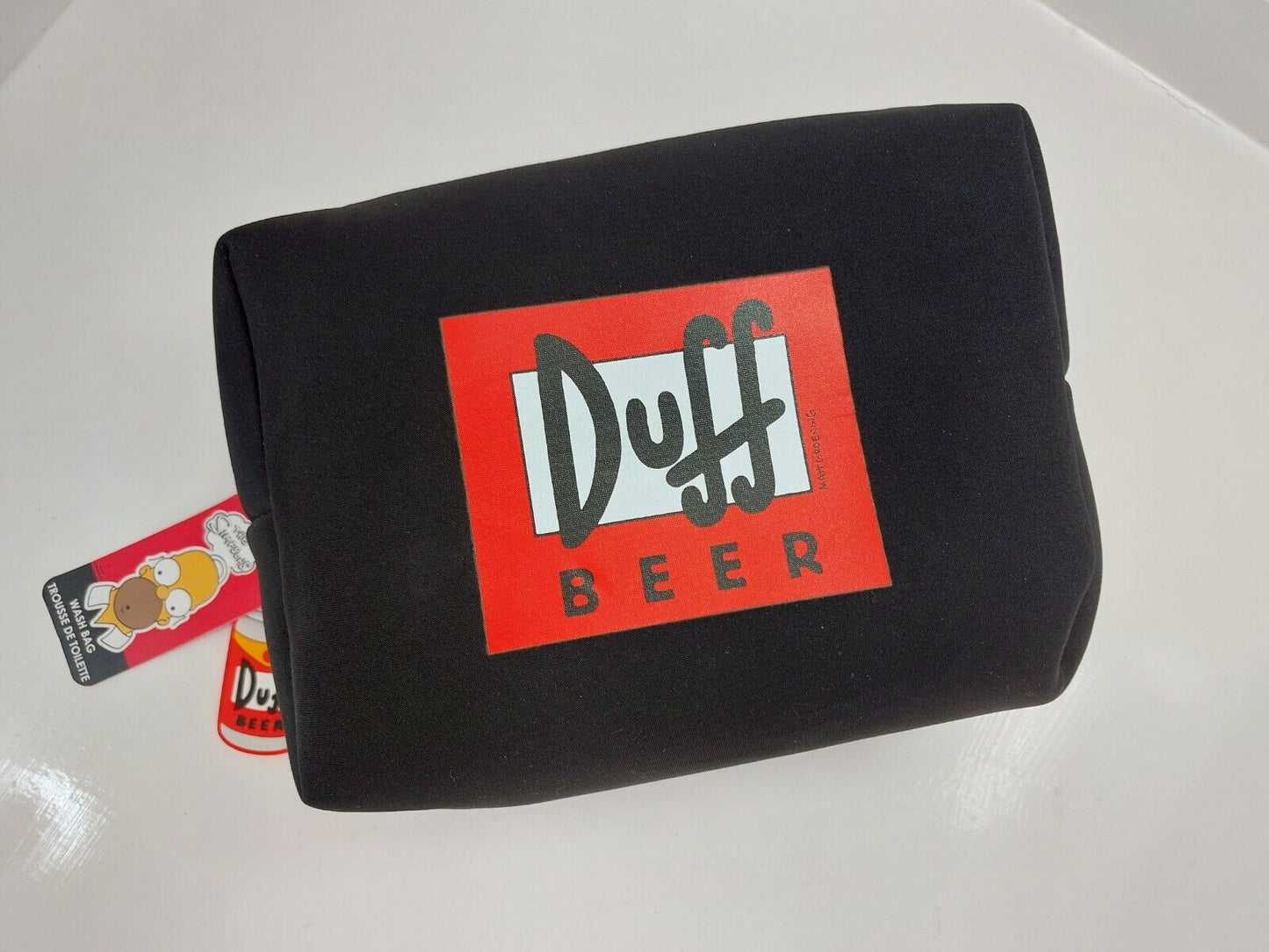 Rare 2000s Duff Beer Black Pouch - The Simpsons Homer Limited Edition Case