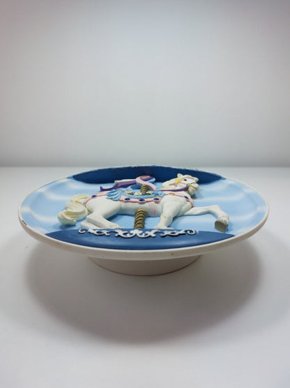 Bradex 1992 Musical Carousel Horse Plate "Sweet Standish"