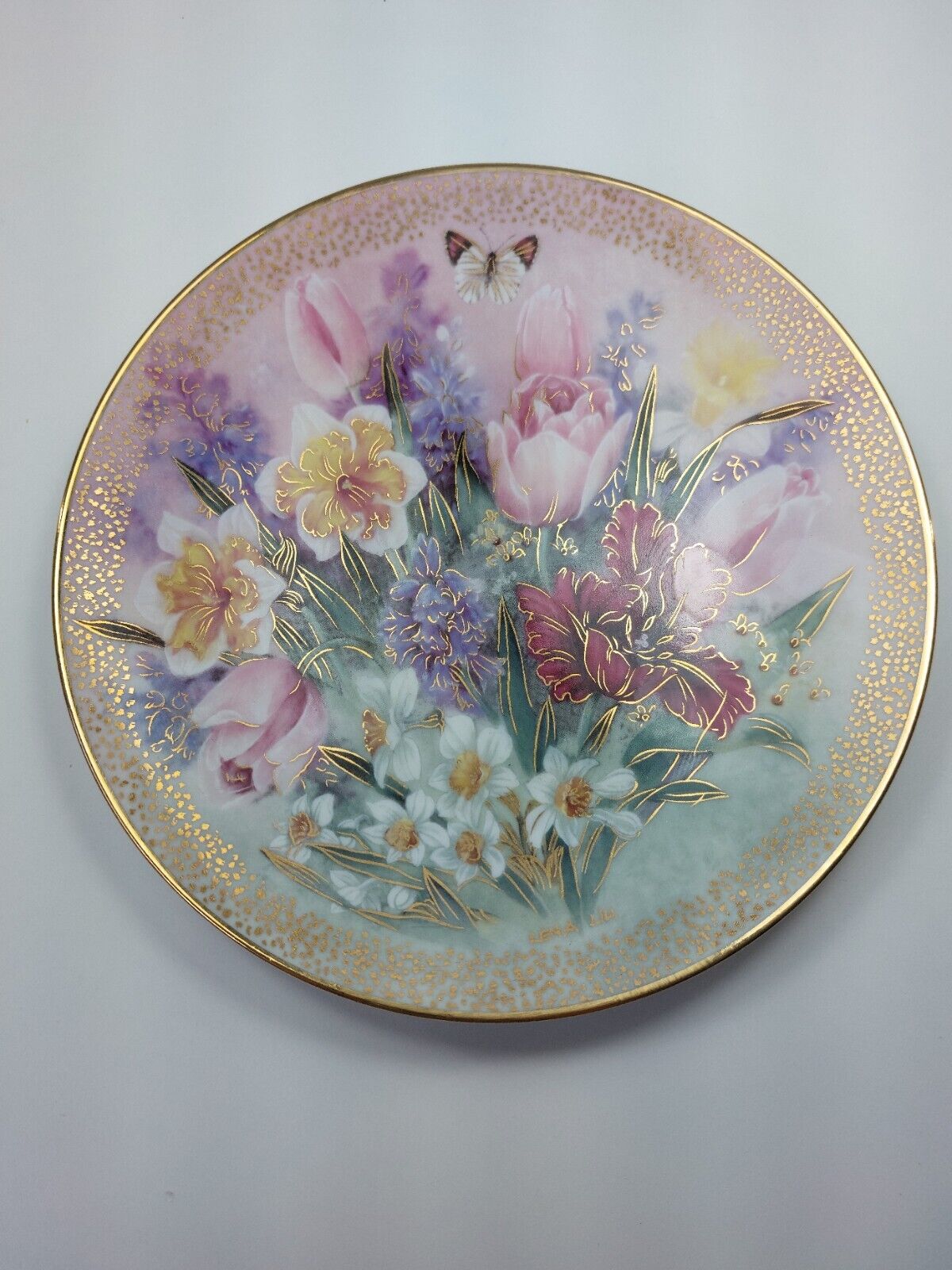 Lena Liu "Flower Festival" Plate W.L. George 1991 Limited Edition with COA