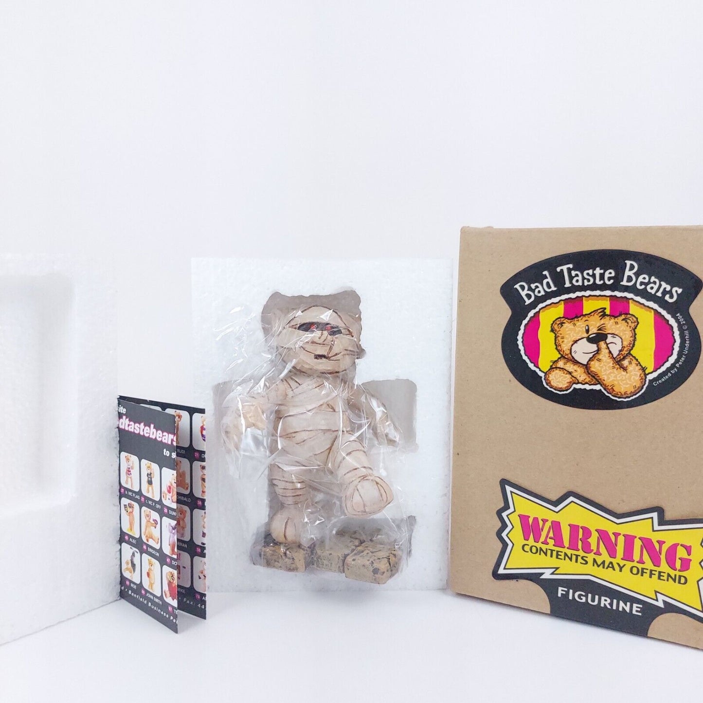 Bad Taste Bears Mummy Figurine Horror Collectible - Boxed- New - Hallowen Figure