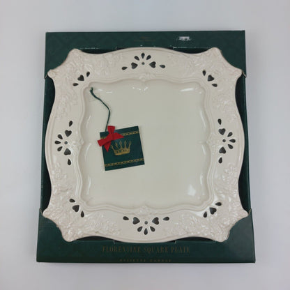 Marks & Spencer St Michael Florentine Square Decorative Plate 12",Original Box