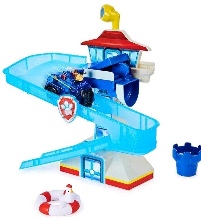 Paw Patrol Water Rescue Bath Playset - Includes Chase Vehicle - New & Sealed