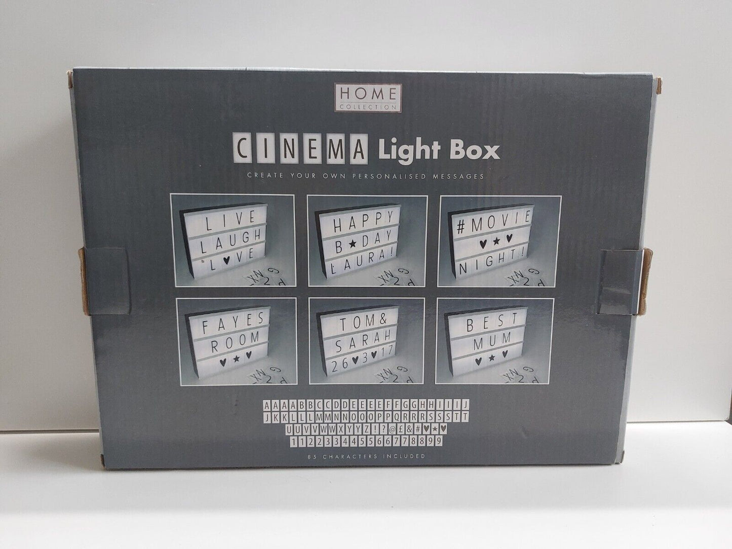 Cinema Light Box LED with 85 Characters - Open Box, Unused