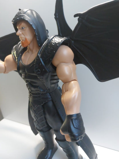 WWE Undertaker 12" Action Figure - Vintage  Collectible Toy with Cape - Black