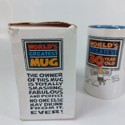 World's Greatest 30 Year Old Mug - Happy 30th Birthday Gift - Collectible