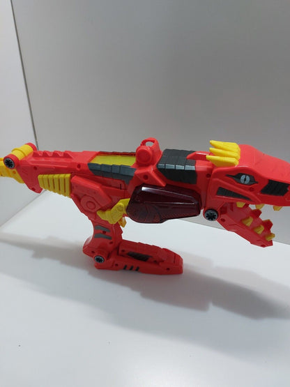 3-in-1 Transforming Dino Rex Space Blaster Toy Gun with Lights & Sounds