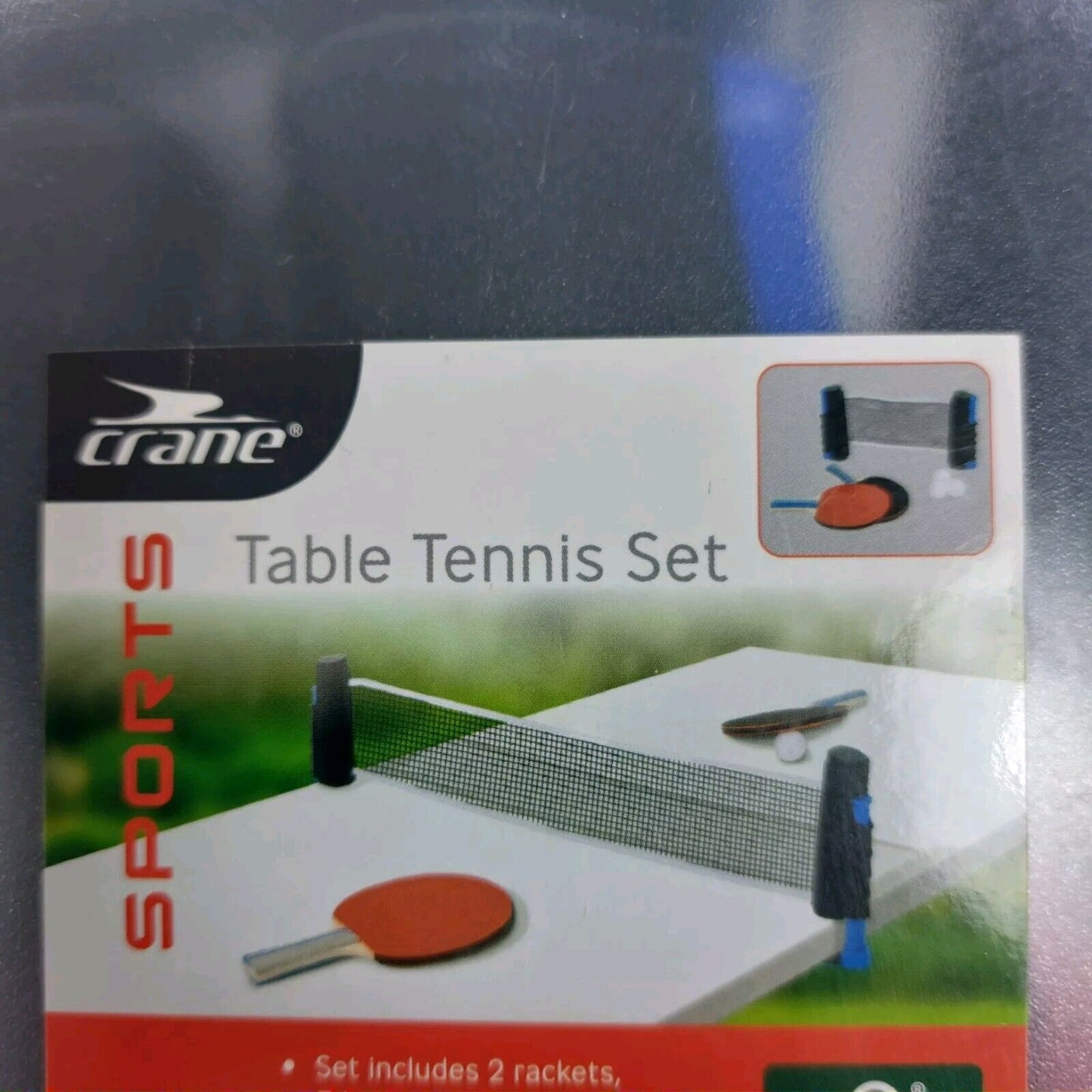 Crane Sports Table Tennis Set - Portable with Carry Bag