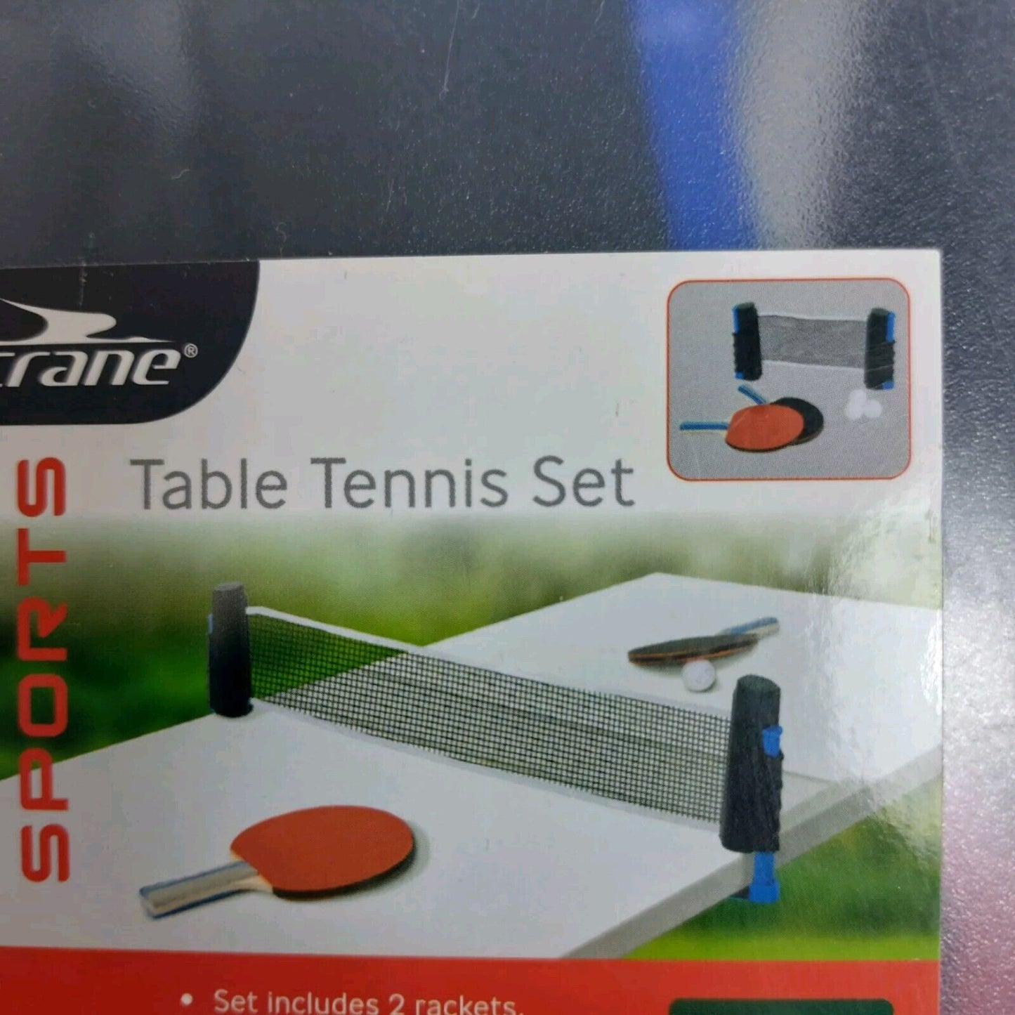 Crane Sports Table Tennis Set - Portable with Carry Bag