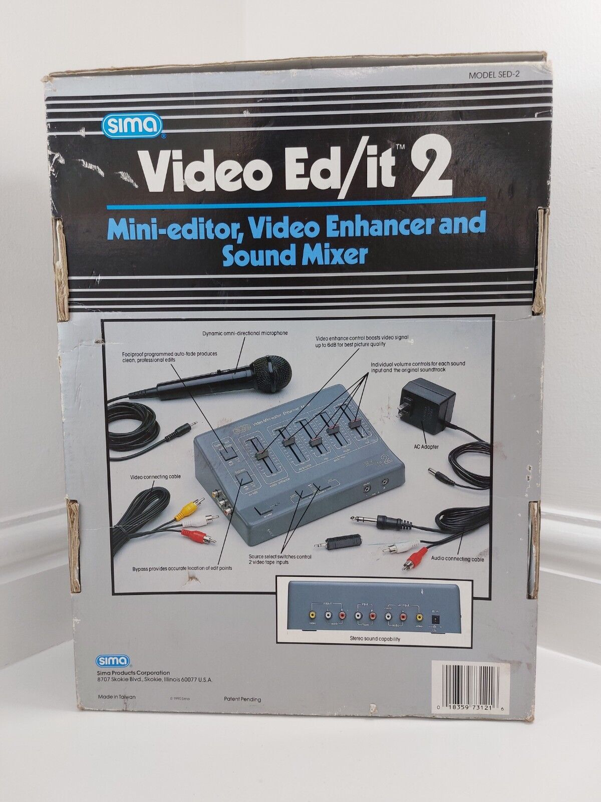 SIMA Video Ed/it 2 Mini Editor Video Enhancer and Sound Mixer Vintage