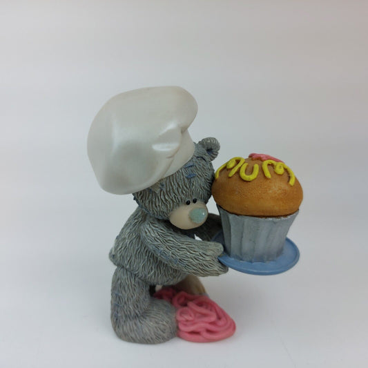 "Me to You" Grey Tatty Teddy Chef with Cupcake - Handmade and Painted