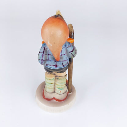 Goebel Hummel "Little Hiker" Porcelain Figurine, W. Germany TMK-5 Mark