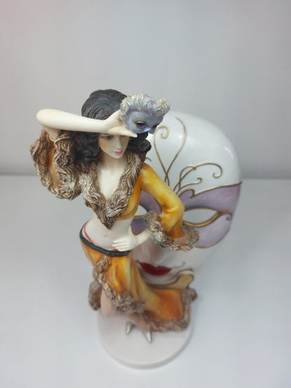 Regal Collection "Masquerade" Figurine - Porcelain, Woman in Venetian Attire