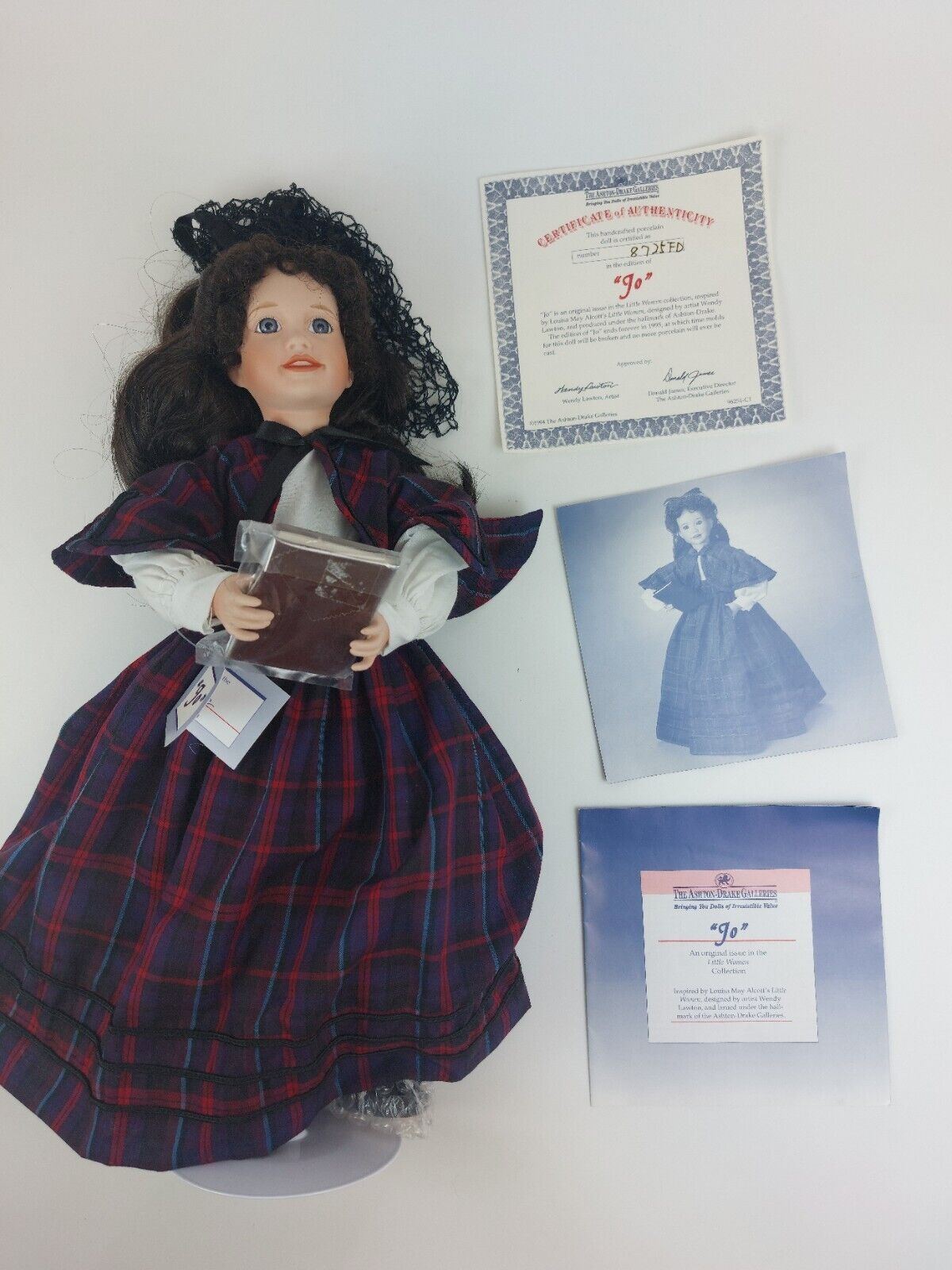 Ashton-Drake Galleries Collectible - "Jo" from Little Women Series