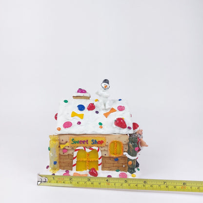 Sweet Shop Christmas Candy House - Decorative Box & Lid - Good Condition