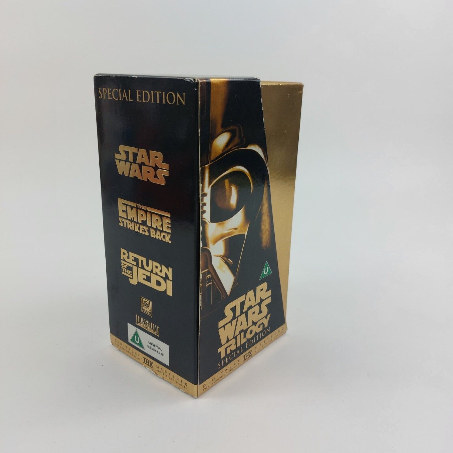 Star Wars Trilogy, Special Edition, Gold Box Set VHS 1997 Collectable See ThePic