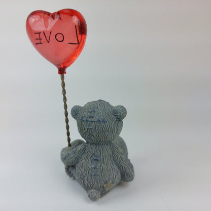 Me to You Tatty Teddy Bear With Love Heart Balloon 2003 Handmade Figurine Gift