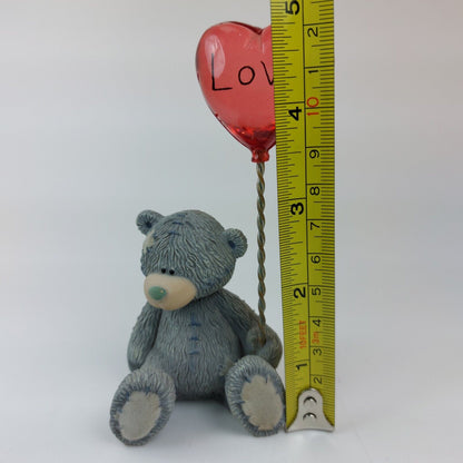 Me to You Tatty Teddy Bear With Love Heart Balloon 2003 Handmade Figurine Gift