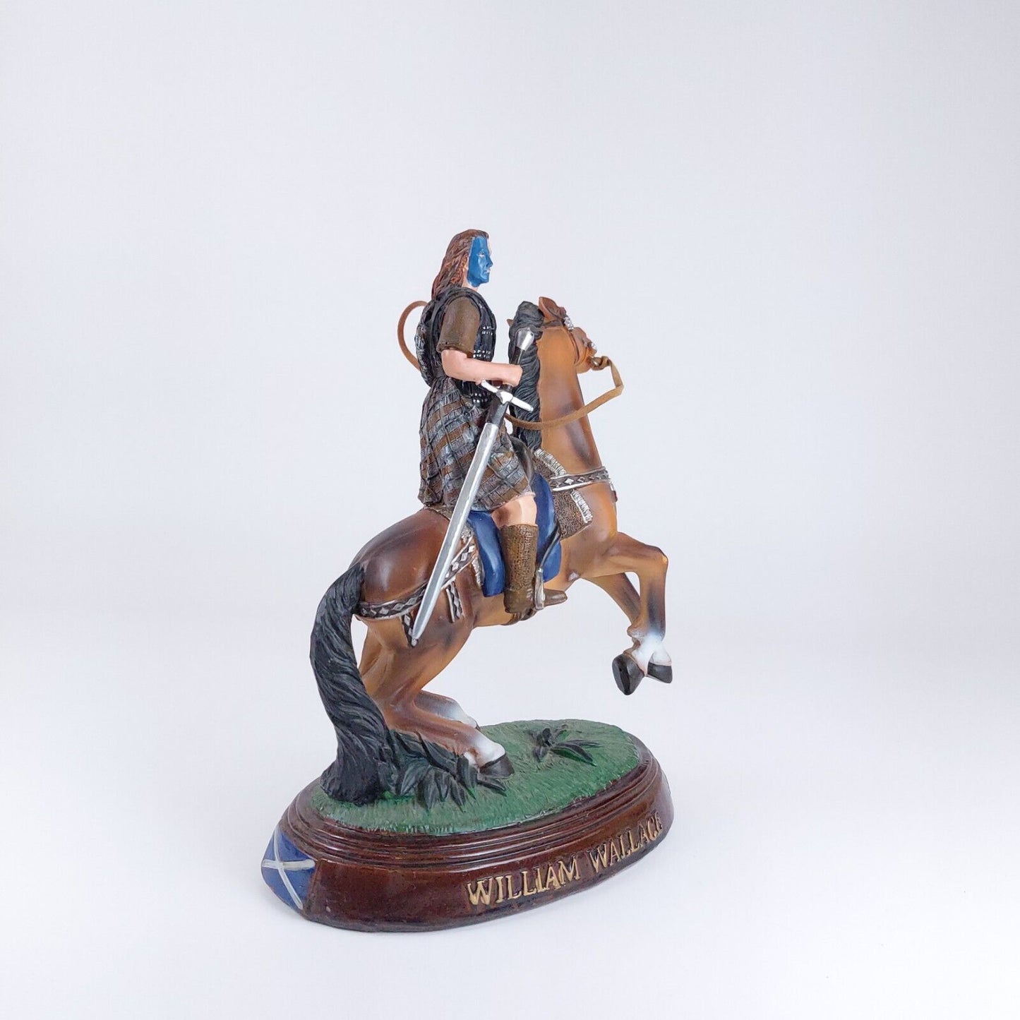 William Wallace Historical Collectible Figurine on Horse  Unique Figurine