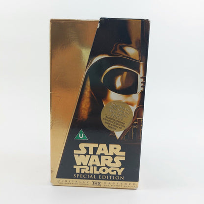 Star Wars Trilogy, Special Edition, Gold Box Set VHS 1997 Collectable See ThePic