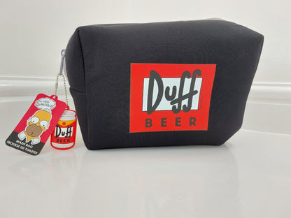 Rare 2000s Duff Beer Black Pouch - The Simpsons Homer Limited Edition Case