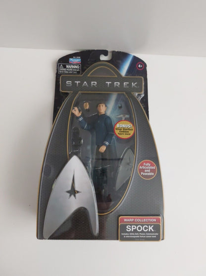 2009 Star Trek Warp Collection Spock Action Figure MOC - Playmates Toys - Unused