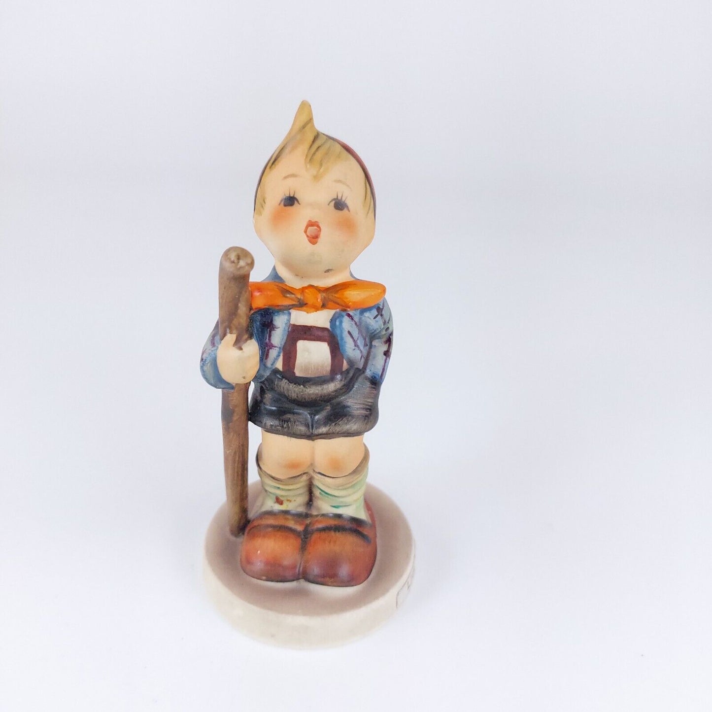 Goebel Hummel "Little Hiker" Porcelain Figurine, W. Germany TMK-5 Mark