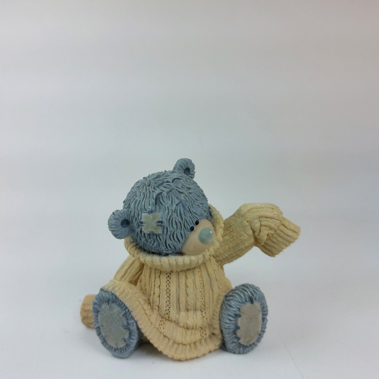 "Me to You" Grey Tatty Teddy in Knit Sweater - Handmade and Painted -2003