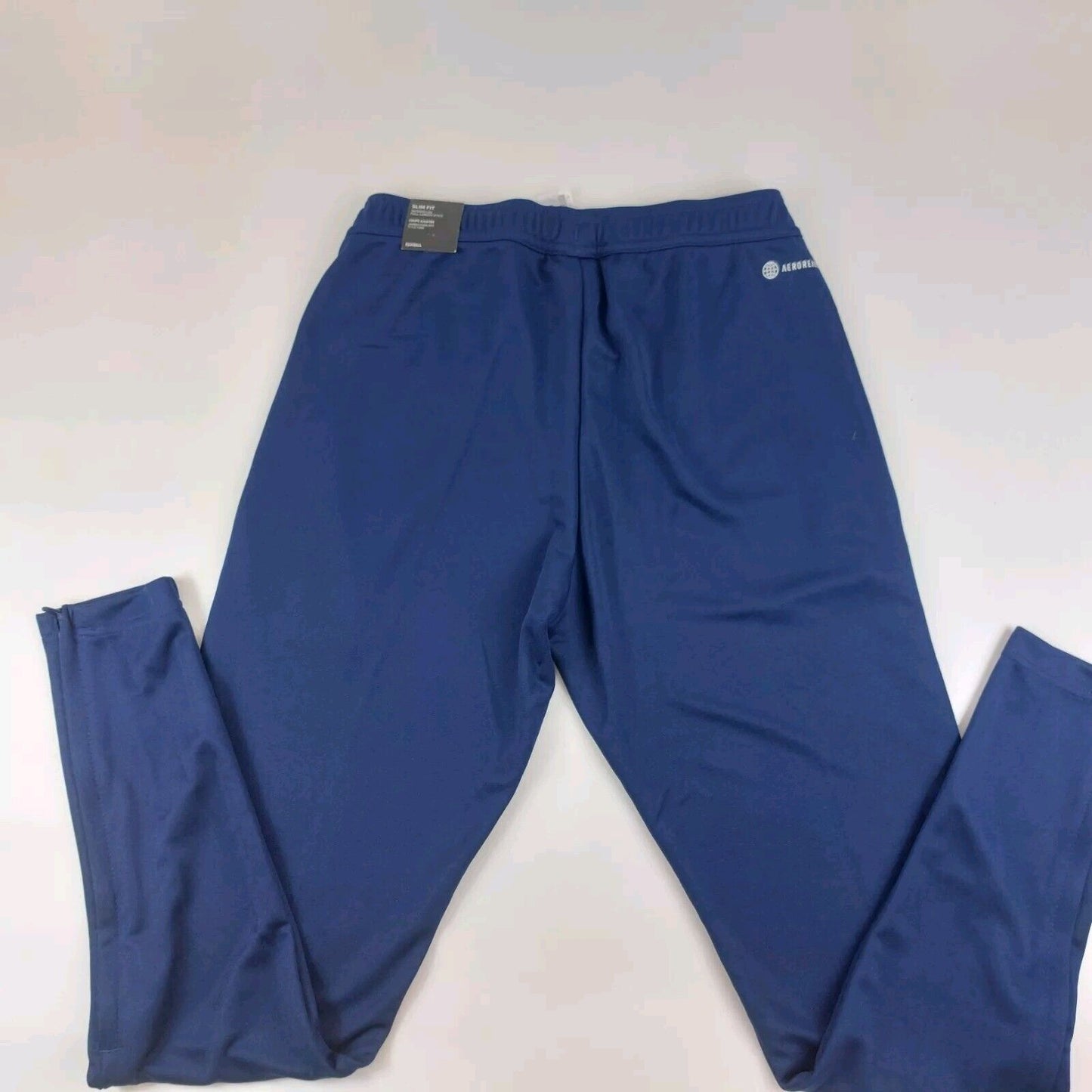 Adidas Aeroready Slim Fit Tapered Training Pants Blue - Size Small