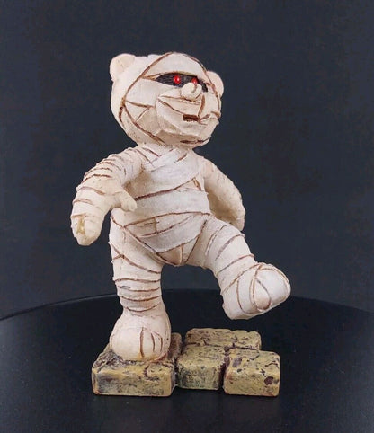 Bad Taste Bears Mummy Figurine Horror Collectible - Boxed- New - Hallowen Figure