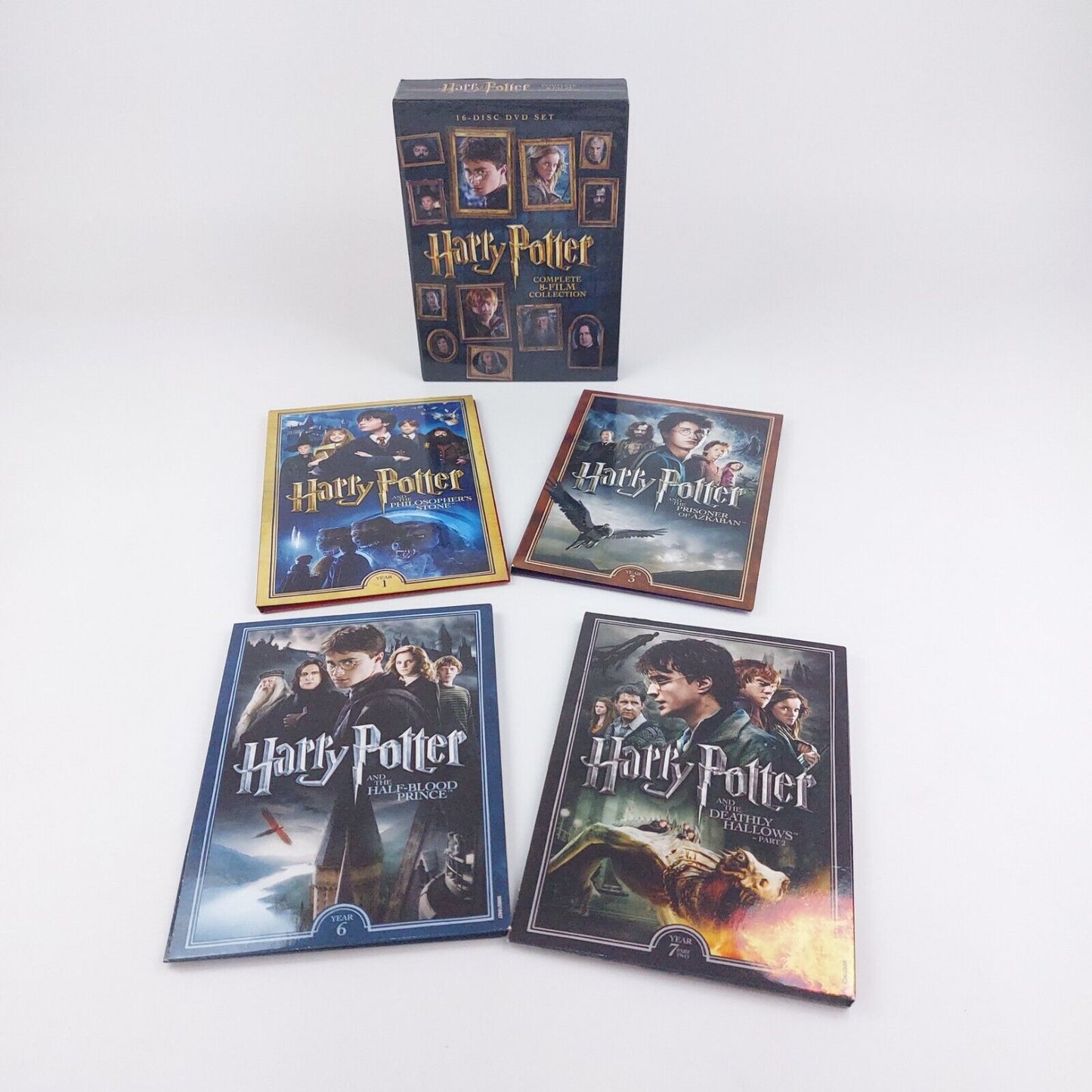 Harry Potter Complete 8Film Collection DVD Set & Heat Color-Changing Collectible