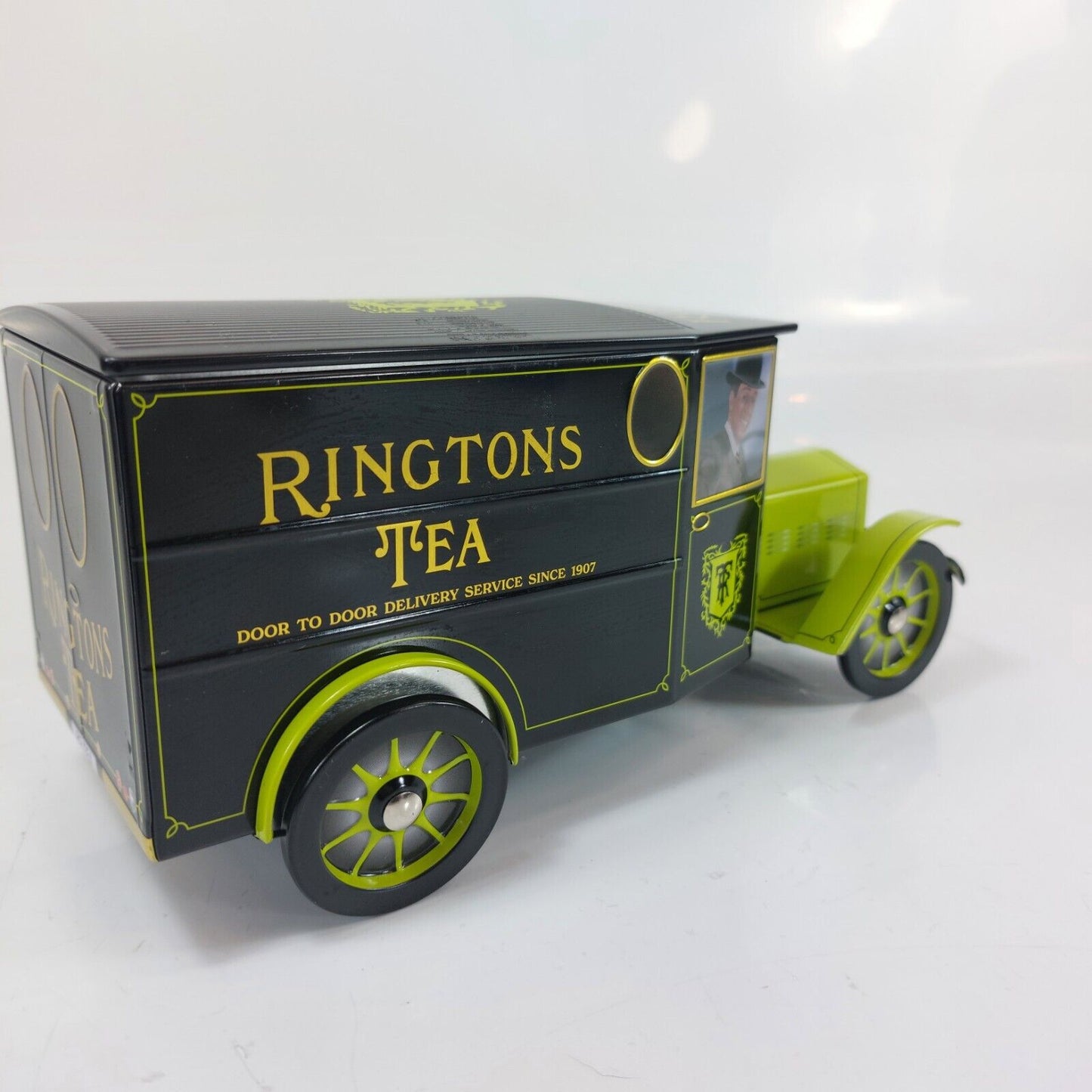 Ringtons Tea Tin, Classic Car Model Collectable Vintage Delivery Van