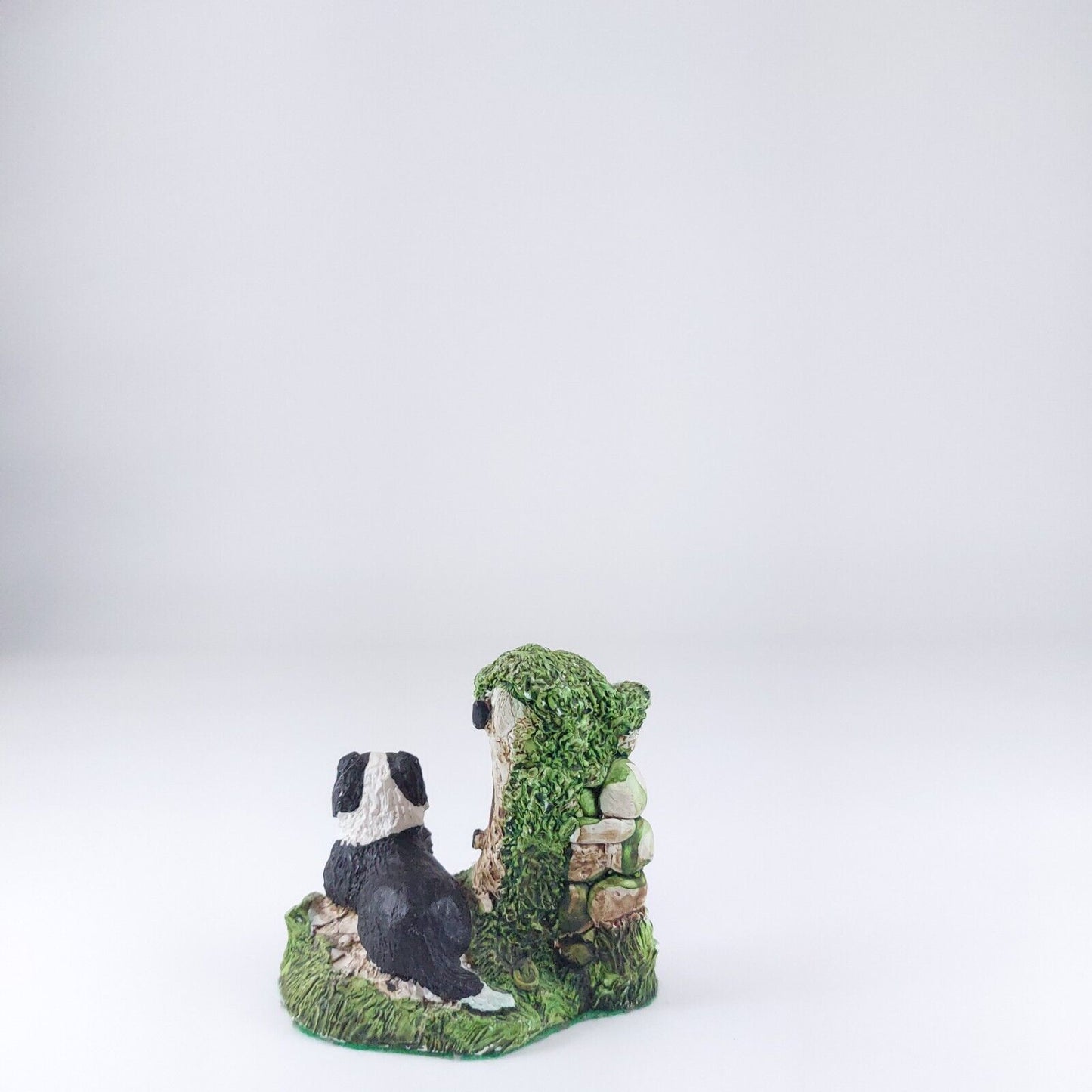 The Forbidden Corner Figurine, Linnet & Moss, Dog & Stone Arch, Hand-Painted