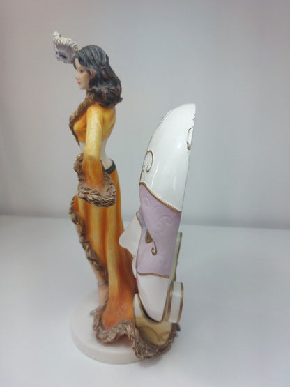 Regal Collection "Masquerade" Figurine - Porcelain, Woman in Venetian Attire