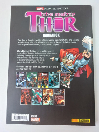 Marvel "The Mighty Thor Ragnarok" Premier Edition & 2 "The Flash Rebirth" Comics