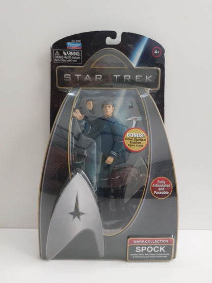 2009 Star Trek Warp Collection Spock Action Figure MOC - Playmates Toys - Unused