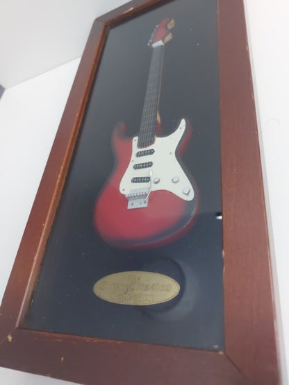 The Guitar Classics Collection Wooden Frame with Guitar Mode -13` x  6.3" x 1.2"