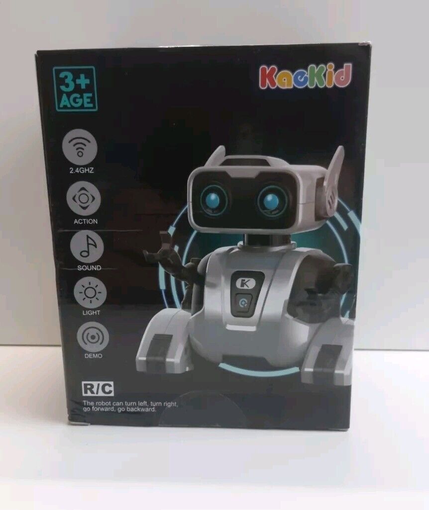 Interactive Smart Robot Toy with 2.4GHz Remote Control Lights and Sounds New Box