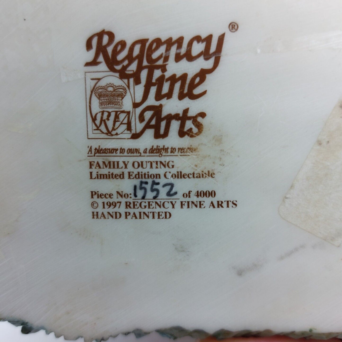 Regency Fine Arts "Family Outing" Limited Edition Collectible