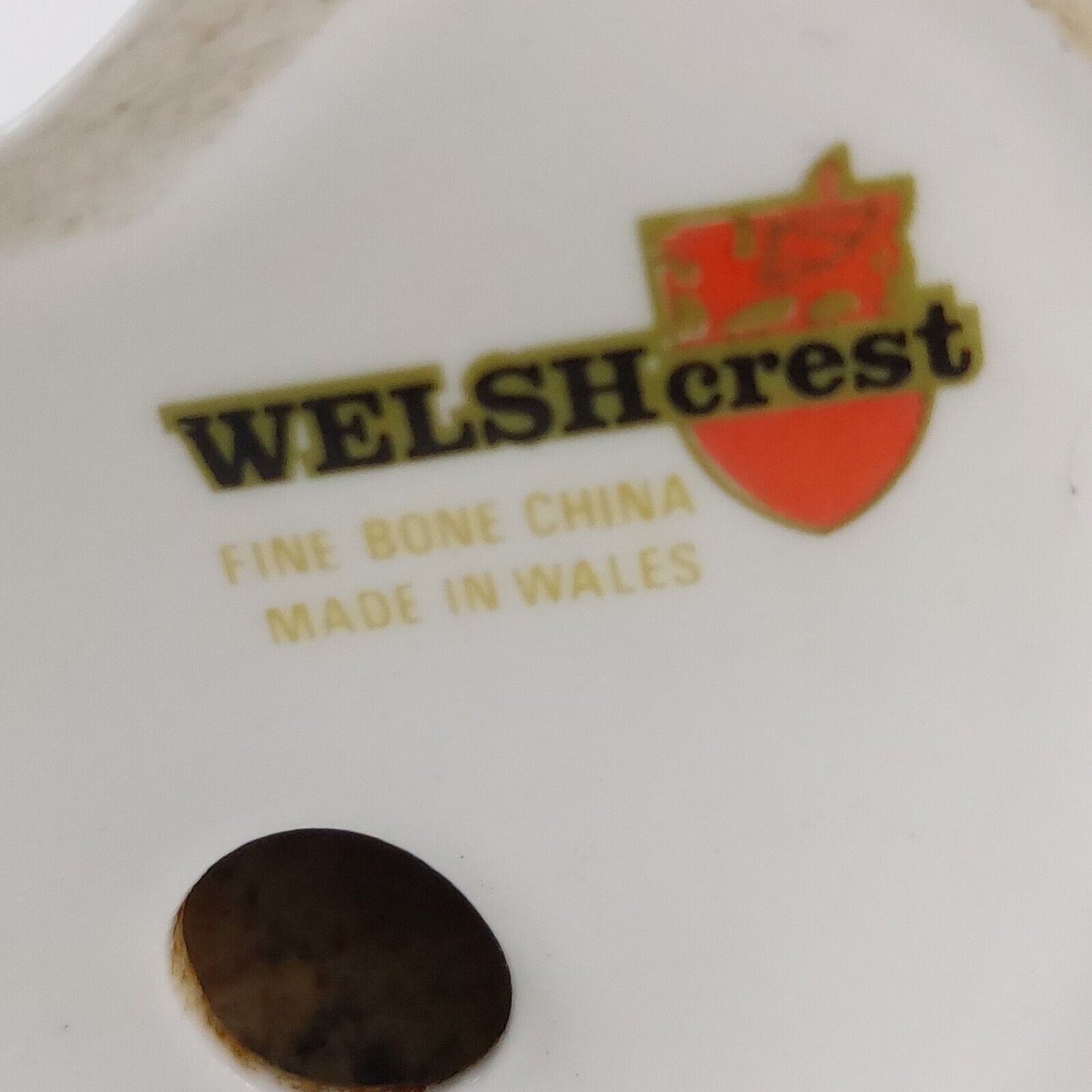 Welshcrest Fine Bone China Figurine - Vintage 1960's Top-Hatted Man -Repaired