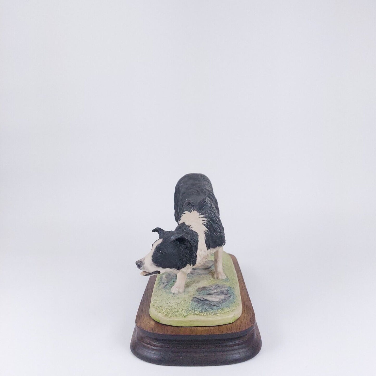 Border Fine Arts 'by F. Waugh' - Rare 1987 Collectible Dog Figurine, Scotland