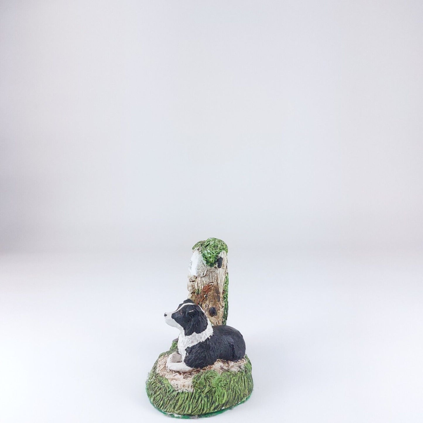 The Forbidden Corner Figurine, Linnet & Moss, Dog & Stone Arch, Hand-Painted