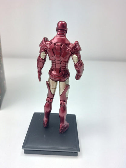 Marvel Iron Man Collectible Figurine 2017 Red Armor Display Base Good Condition