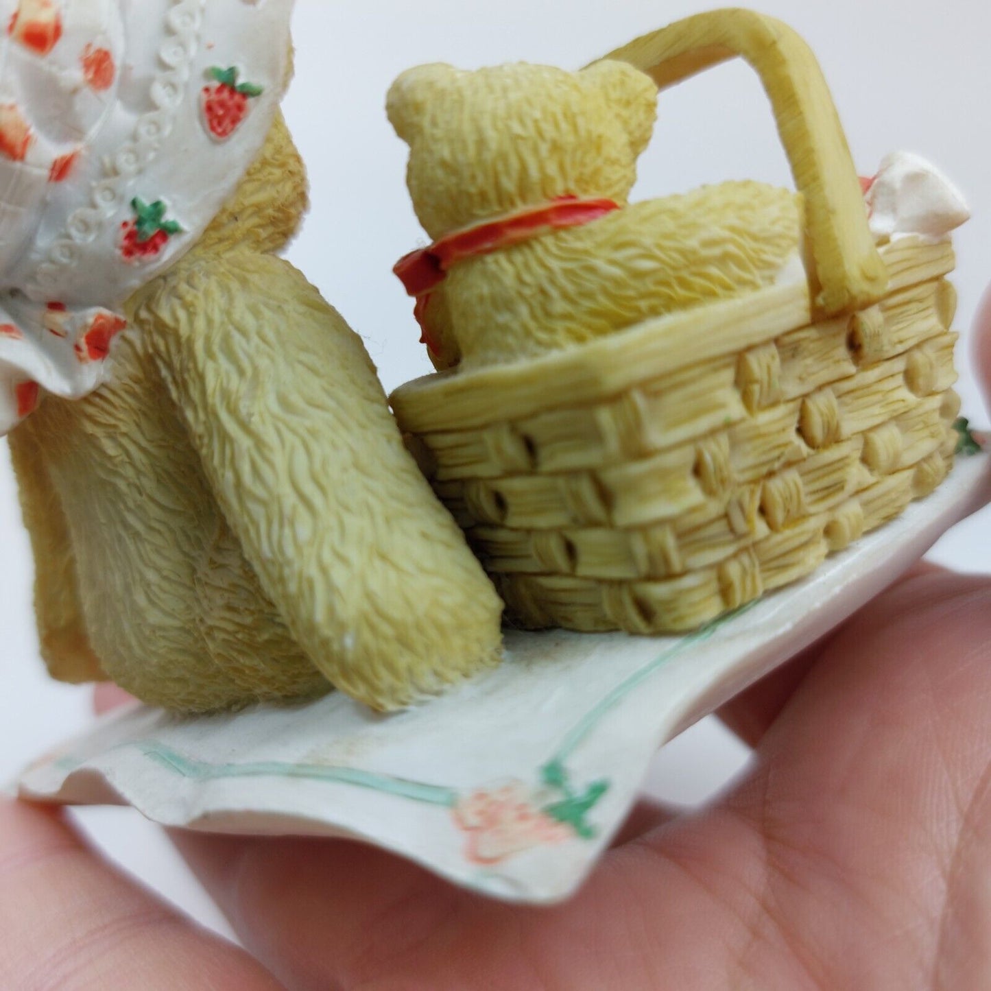 Cherished Teddies 'Cozy Tea For Two' Figurine 1995 - Original box & Certificate