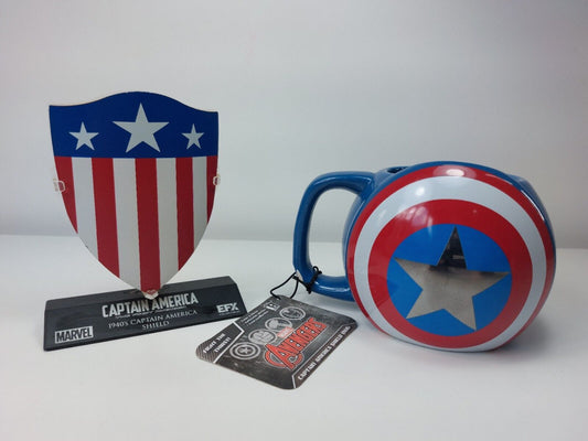 Marvel Captain America Mug & 1940's Shield Replica EFX Collectibles