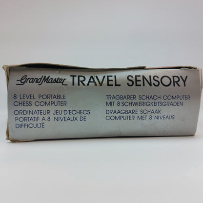 Retro Early 1980's GrandMaster Electronic Chess - Portable Travel Sensory Set - Collectible