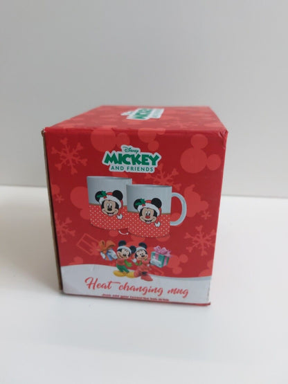 Disney Mickey and Friends Heat Changing Christmas Mug in Original Box