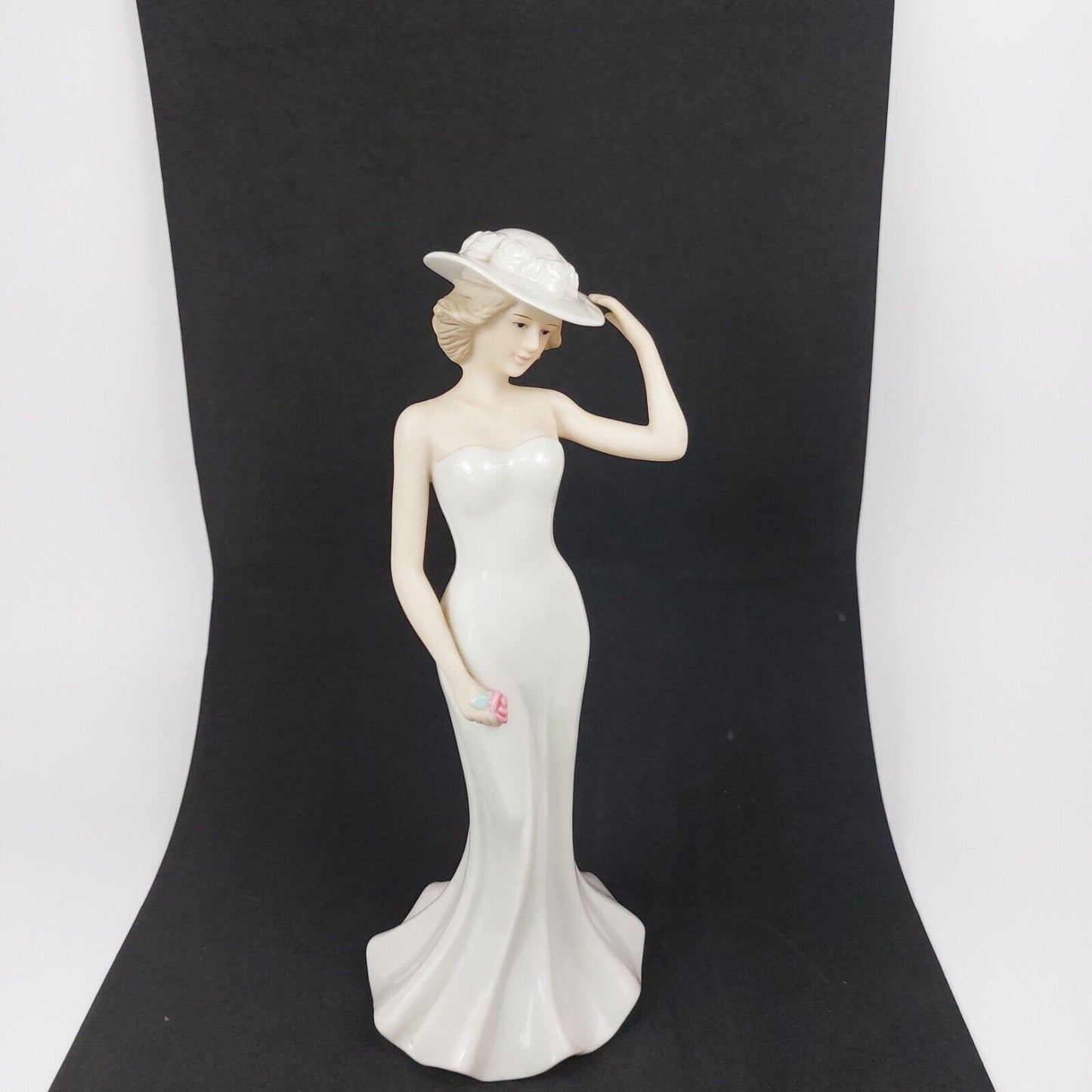 SBL Regal House Collection Porcelain Figurine - Paula in White Dress