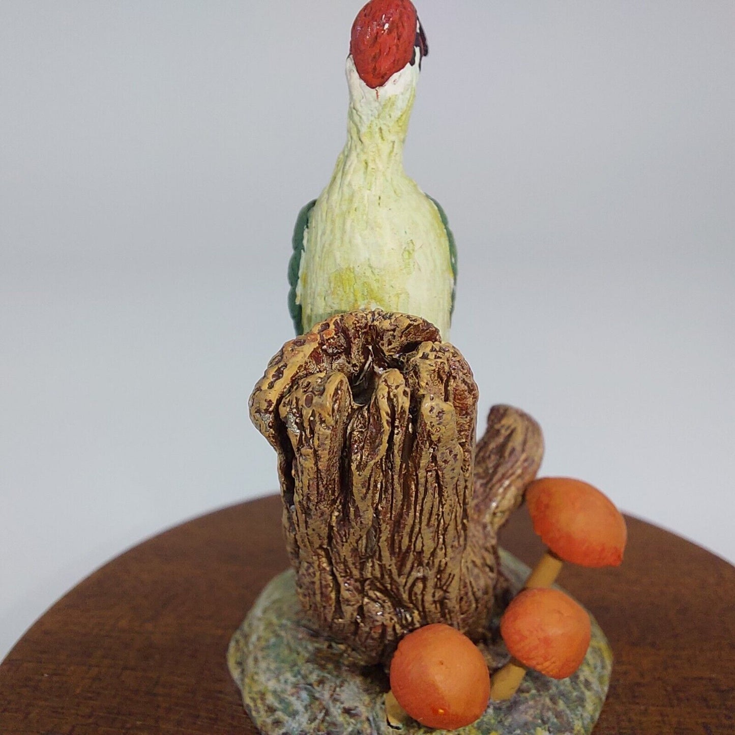 The Merlin Collection Handcrafted Woodpecker Figurine - Vintage Collectible