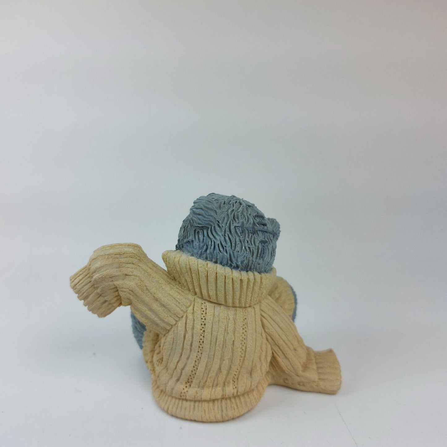 "Me to You" Grey Tatty Teddy in Knit Sweater - Handmade and Painted -2003